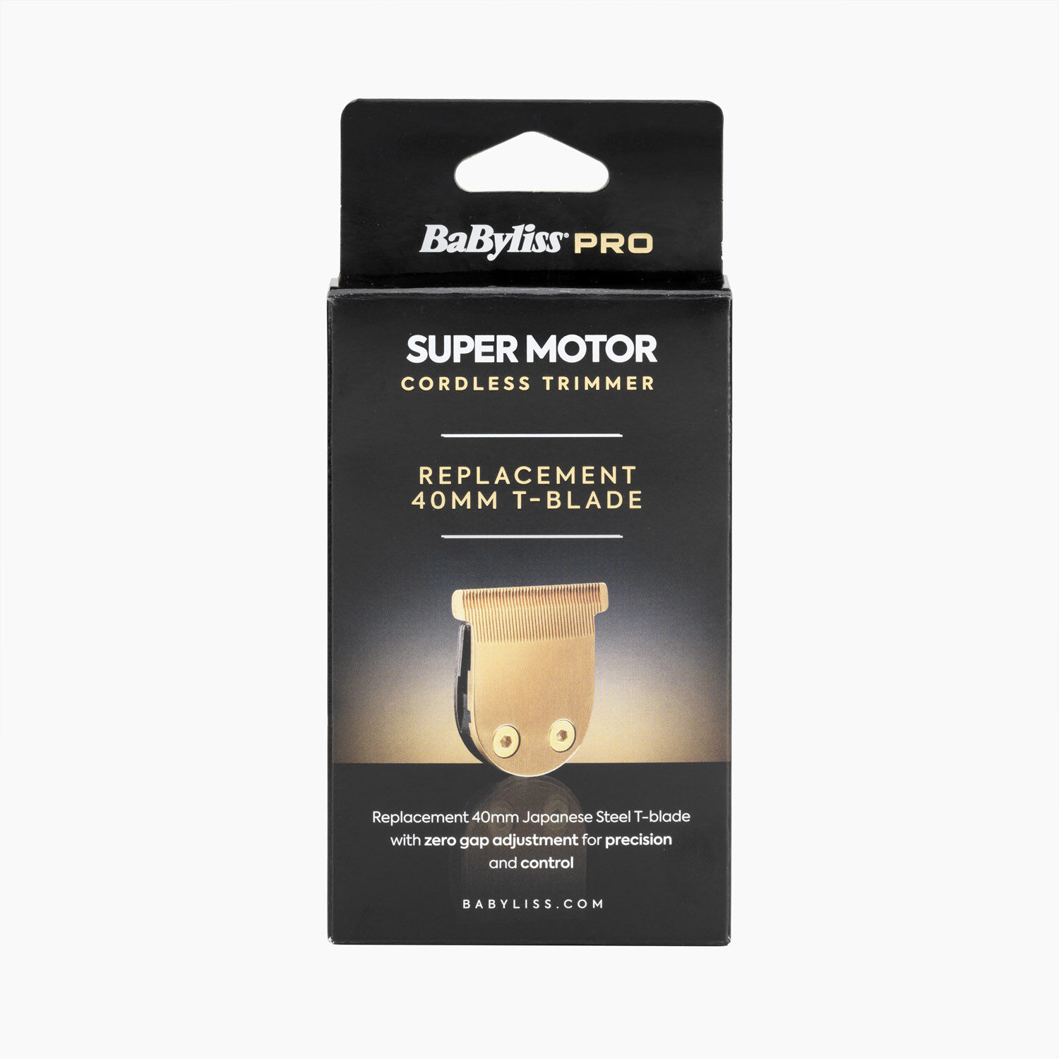 Super Motor Trimmer Replacement T Blade (40mm) in packaging